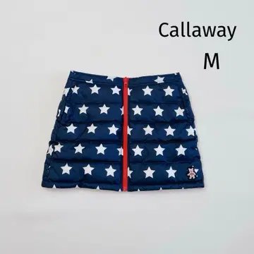 캘러웨이 다운 스커트 M 올 패턴 별 패턴 리버서블