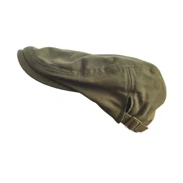 올리브 그린 헌팅 캡 코튼