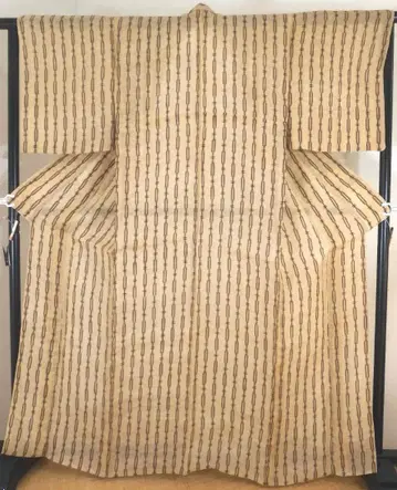 본고장 키조카 바나나잎 직물 기모노 시츠케 포함 무늬 짜임 현대 사이즈