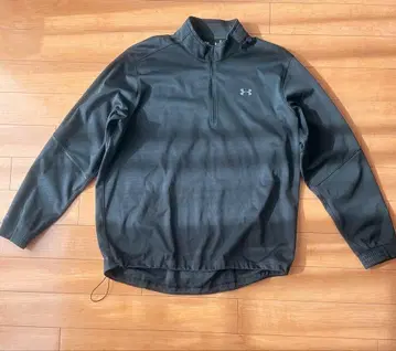 언더아머 블랙 하프 집업 자켓