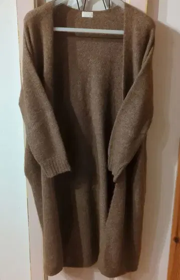 소노 니트 롱 가디건 익명 배송