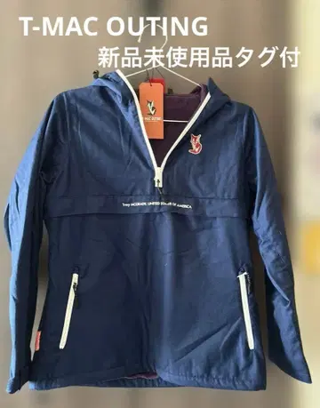 미사용 새상품 택 포함 T-MAC OUTING 아웃도어 자켓 하프 지퍼