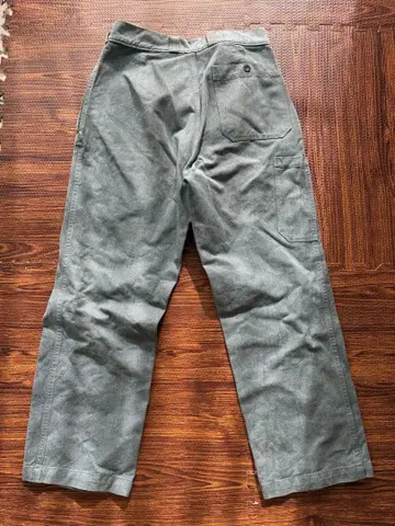 스위스 군 그린 데님