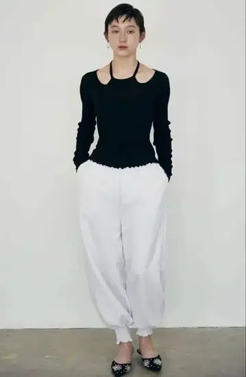 MEER. RIB HEM 스웨트 팬츠