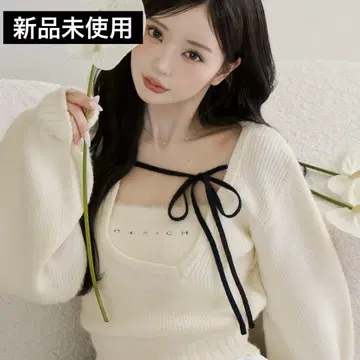 Darich 아지메 레이어드 니트탑 IVO