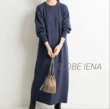 새상품급 슬로브 이에나 6*2 리브 니트 원피스