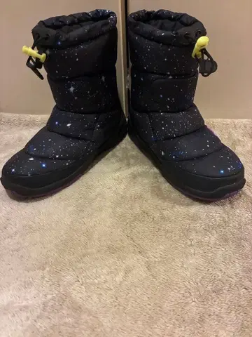 THE NORTH FACE x X-GIRL 눕시 스노우 부츠 네이비 23