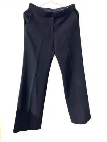 DKNY 다나카란 블랙 테이퍼드 팬츠