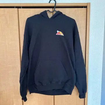 MyHairisBad 마운틴 로고 후드티 블랙