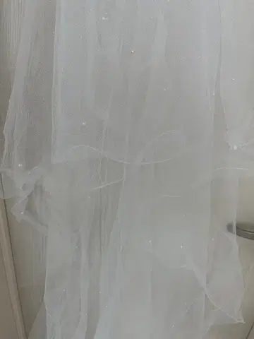 결혼식 베일 롱 베일