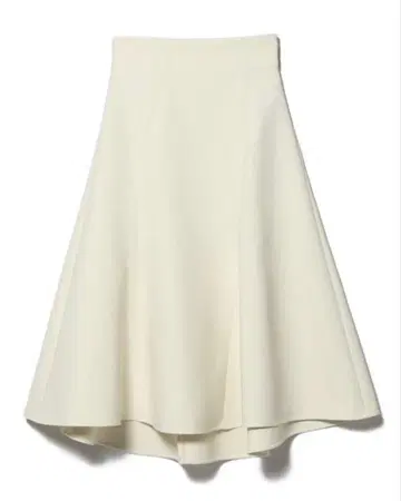 ESTNATION 아이보리 플레어 롱 스커트 36