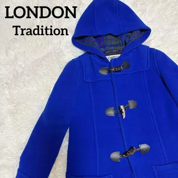 LONDON Tradition 영국제 더플 코트 로얄 블루 S