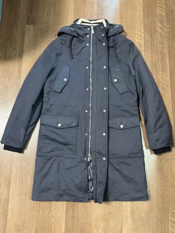 Eleventy 네이비 후드 부착 다운 자켓 LL