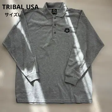 TRIBAL USA 그레이 니트 셔츠 L 사이즈
