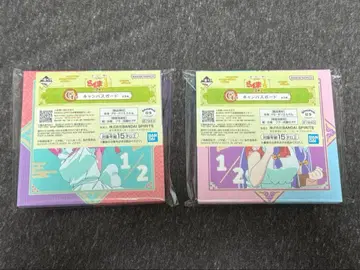 란마 1/2 제일복권 G상 캔버스 보드 2종 란마 샴푸