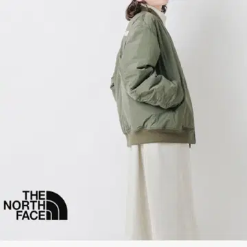 THE NORTH FACE MA-1 플라이트 자켓 M 올리브 그린