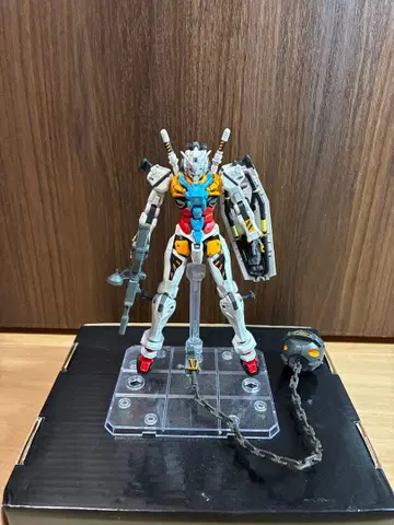 페인팅 HG 지크 액스 건담 화이트 건담풍