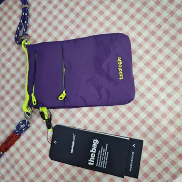 topologie 스마트폰 숄더백 퍼플