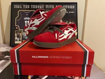 KILLWINNER 저먼 트레이너 로우컷 빨간색