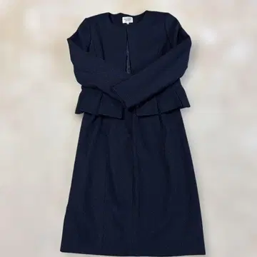 세레모니 수트 졸업 입학식 수트 네이비 페플럼 자켓 세트