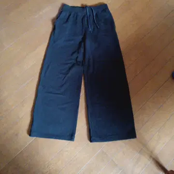 유니클로 플리스 스트레이트 팬츠 S