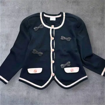 1점물 VICE VERSA 리본 가디건 데이트 옷차림 통학 출퇴근