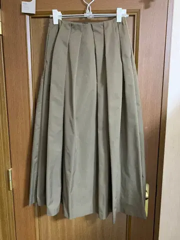 미라 오웬 A라인 롱 스커트 플레어 스커트