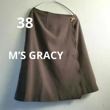 M'S GRACY 엠즈 그레이시 스캘럽 디자인 플레어 스커트 M
