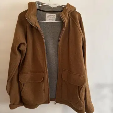 FORK & SPOON 후드 부착 자켓 브라운