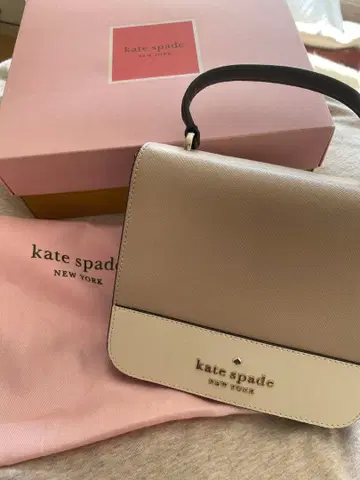 케이트 스페이드 숄더백 베이지/화이트