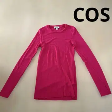 COS 핑크 긴팔 T셔츠 S 스웨터 니트