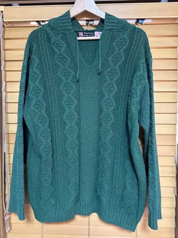 Binghamton 케이블 니트 후드 스웨터 M