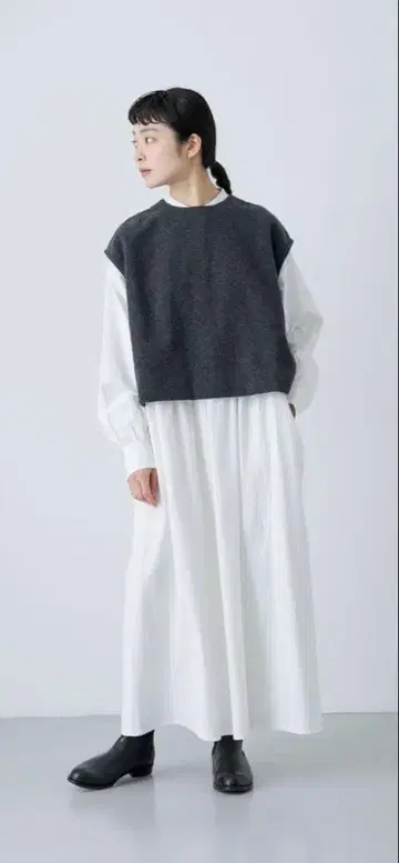 [택 포함 새상품] KAGURE 2024AW 나핑 울 2WAY 베스트