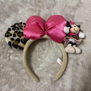 디즈니 미니 마우스 레오파드 무늬 머리띠