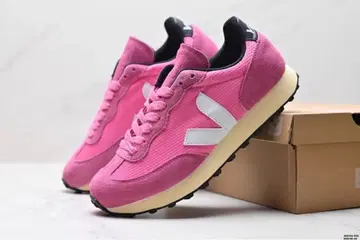 VEJA 핑크 스니커즈 25cm