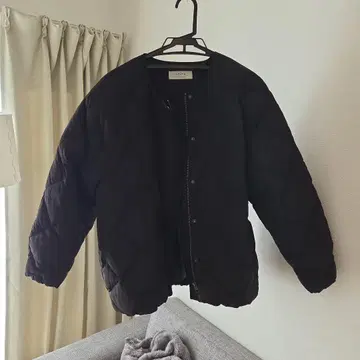 URBAN RESEARCH 블랙 퀼팅 다운 자켓