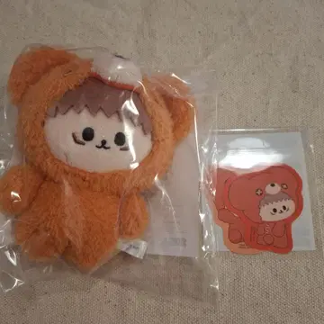 주술회전 하구하구미! 이타도리 유우지 D상 F상 봉제 인형 스티커