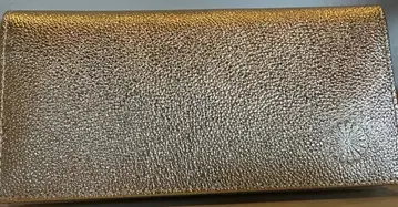 [ 정품 ] 새상품 황궁 천연 가죽 국화 문양 골드 장지갑 동어원