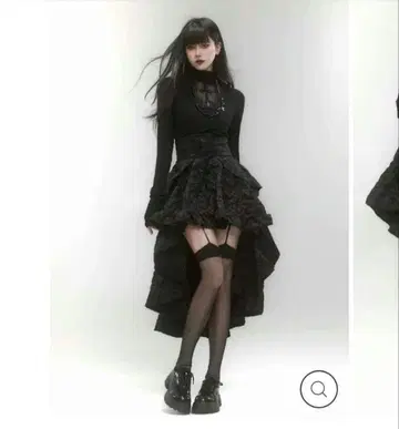 고딕 불규칙 밑단 스커트 EU4RIA