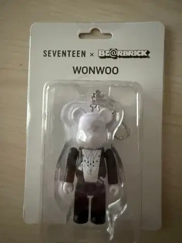 SEVENTEEN 원우 베어브릭 키링