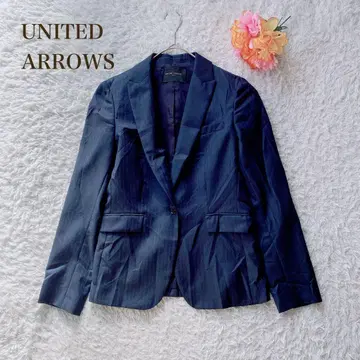 유나이티드 애로우즈 [ M ] 네이비 테일러드 자켓 오피카지 돌려입기