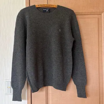 랄프 로렌 크루넥 스웨터 차콜 그레이