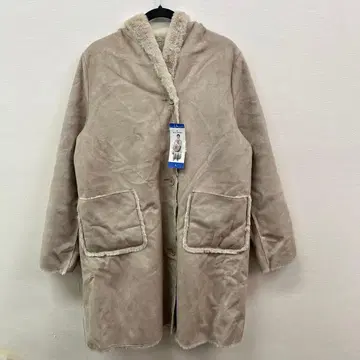 REI RISEE 여성용 페이크 무스탕 무스탕 터치 코트 L