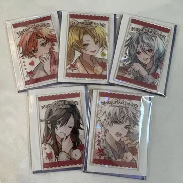 [ 즉시 구매 가능 ] 가을바람 마르쉐 마츠리카 아크릴 카드 5종 세트