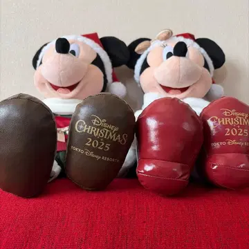크리스마스 2025 미키&미니 봉제 인형