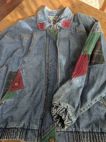데님 패치워크 자켓
