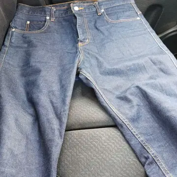 새상품급 BEAMS 다크 블루 스트레이트 데님