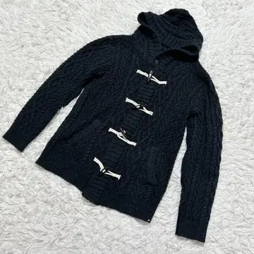 [ c6844 ] Lee cooper 더플 코트 니트 블랙