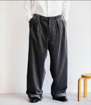 graphpaper 코듀로이 팬츠 레샵 별주 그레이