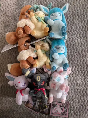 봉제 인형 Eevee Collection 이브이 글레이시아 리피아